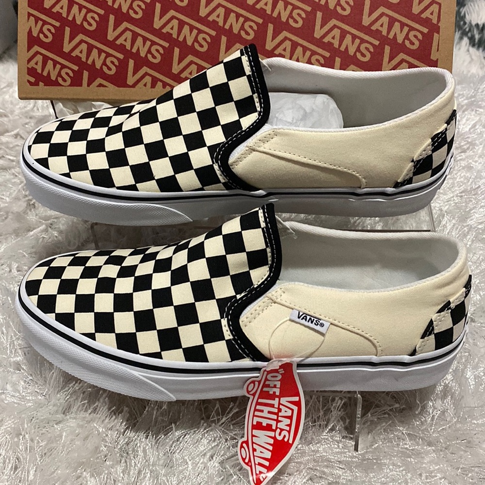 VANS Asher checkerboard Black/White